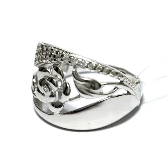 Sterling Silver ROSE🌹 ring size 7.5 - Picture 5 of 12